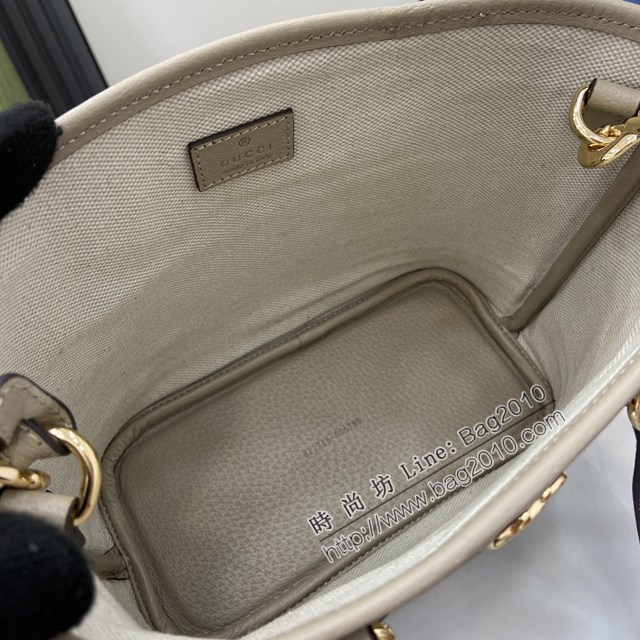 Gucci專櫃古馳最新款Ophidia系列迷你托特包手提包字母包 jh2509型號：811716